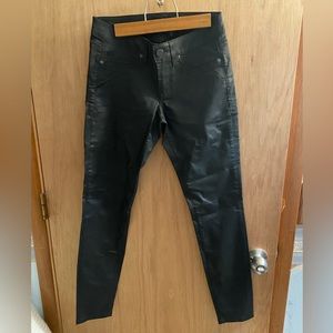 Bebe black coated denim skinny - size 27 or 28